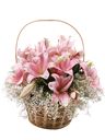 Composizione di lilium rosa